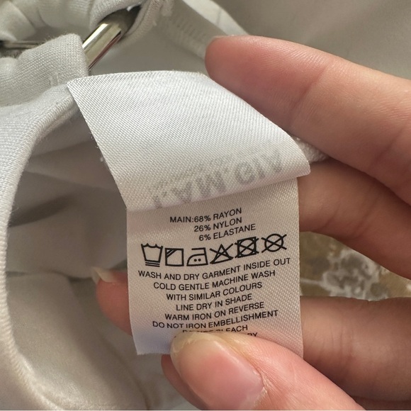 I.AM.GIA Women’s White Carrie Cut Out Stretchy Bodycon Flare Pants Festival XS - Picture 11 of 14